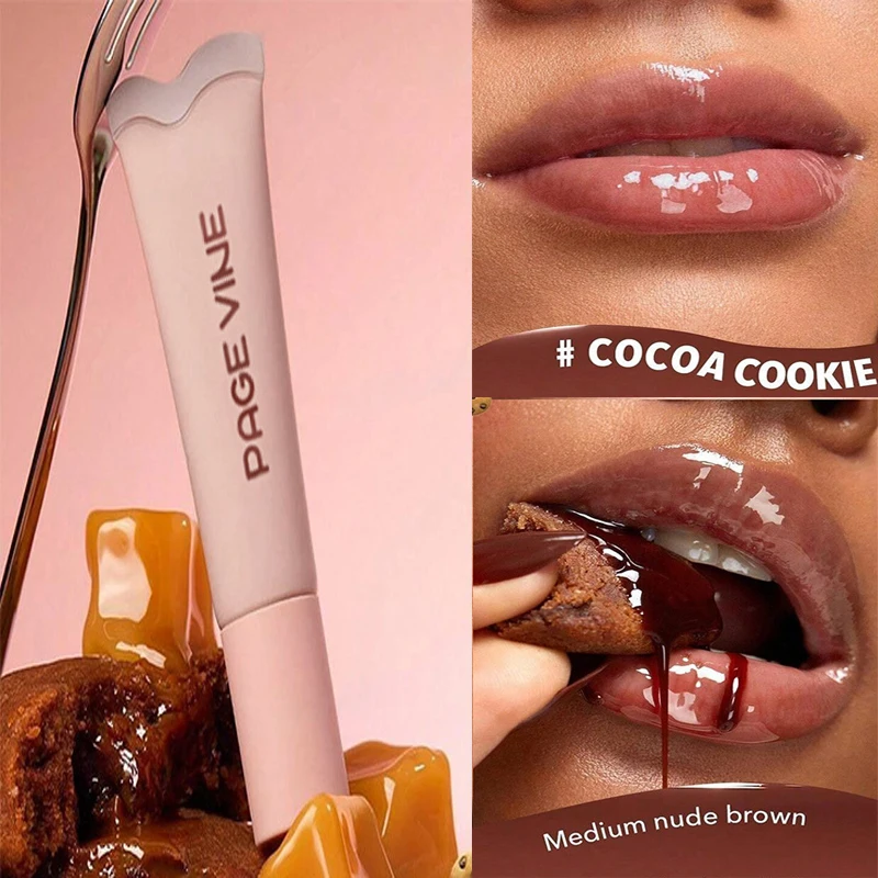 PAGE VINE اشراق الشفاه بلسم أحمر الشفاه ترطيب مغذي إزالة الجلد الميت التقشير زيت الشفاه الشفاه ماكياج مستحضرات التجميل #1