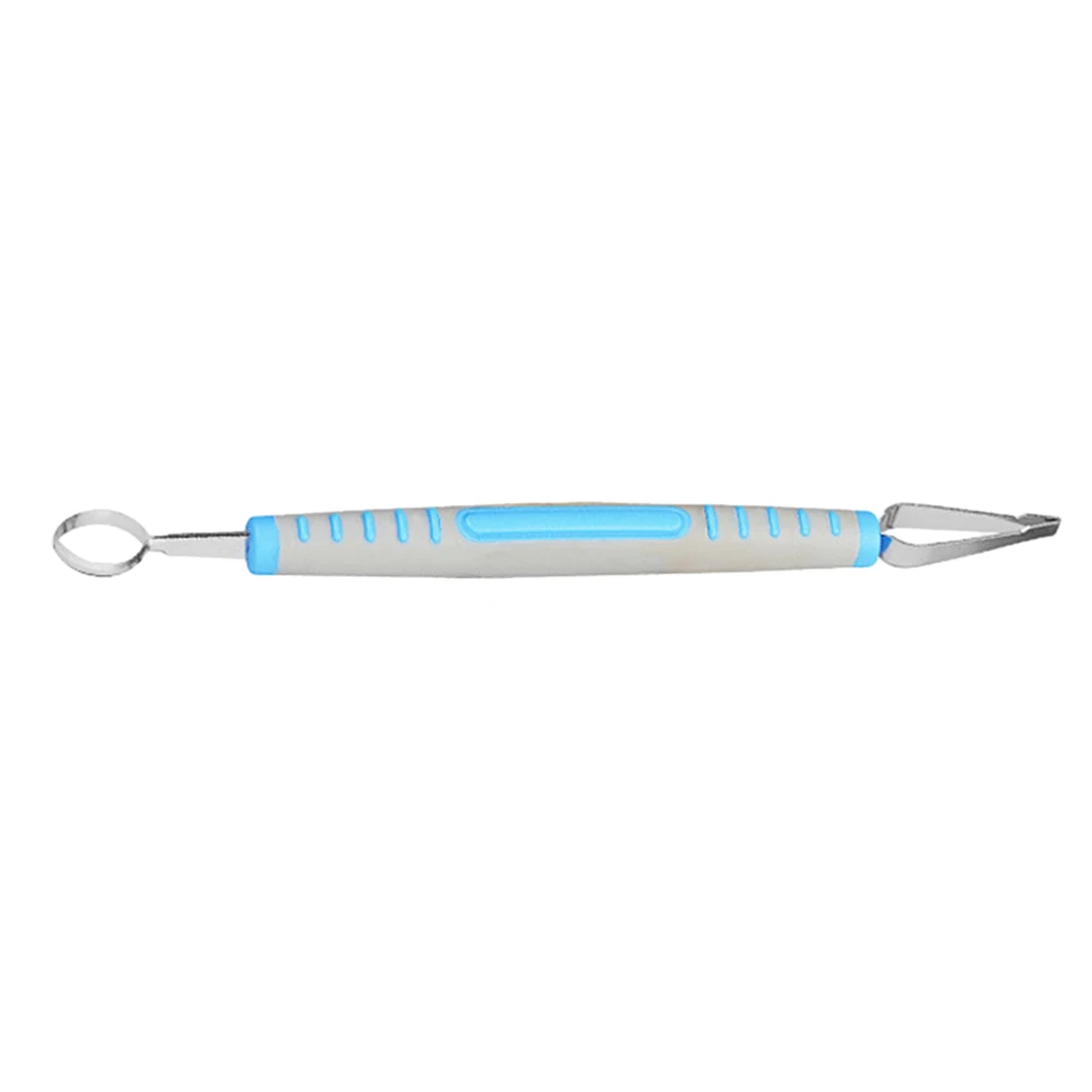 DIY Plastic Handle Double Head Ring Carving Clay Fine Carving Tool Pottery Texture Tool Carving Handmade