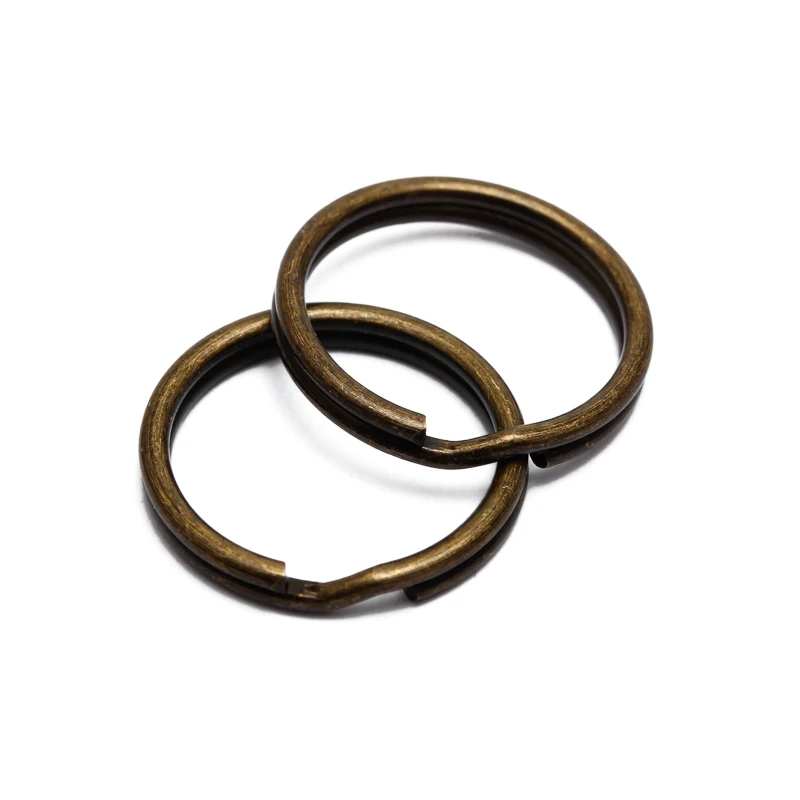 16/20/50mm 50pcs/lot Diy Metal Key Holder Split Rings Unisex Keyring Keychain Keyfob Accessories Keychain Making Accessories