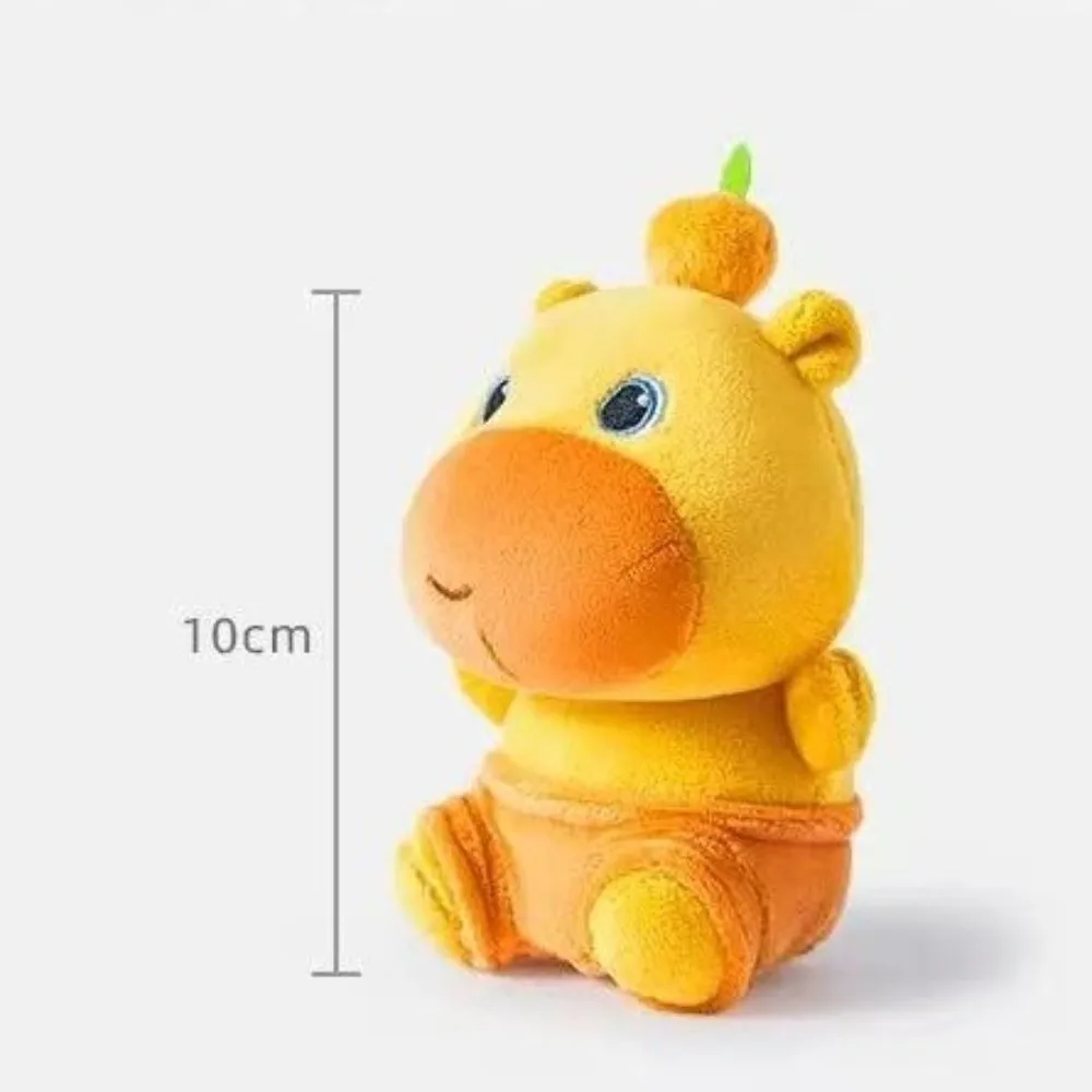 Capivara dos desenhos animados brinquedo de pelúcia capivara lulu vestir-se boneca de pelúcia pingente chaveiro cosplay anime saco pingente encantos boneca acessórios