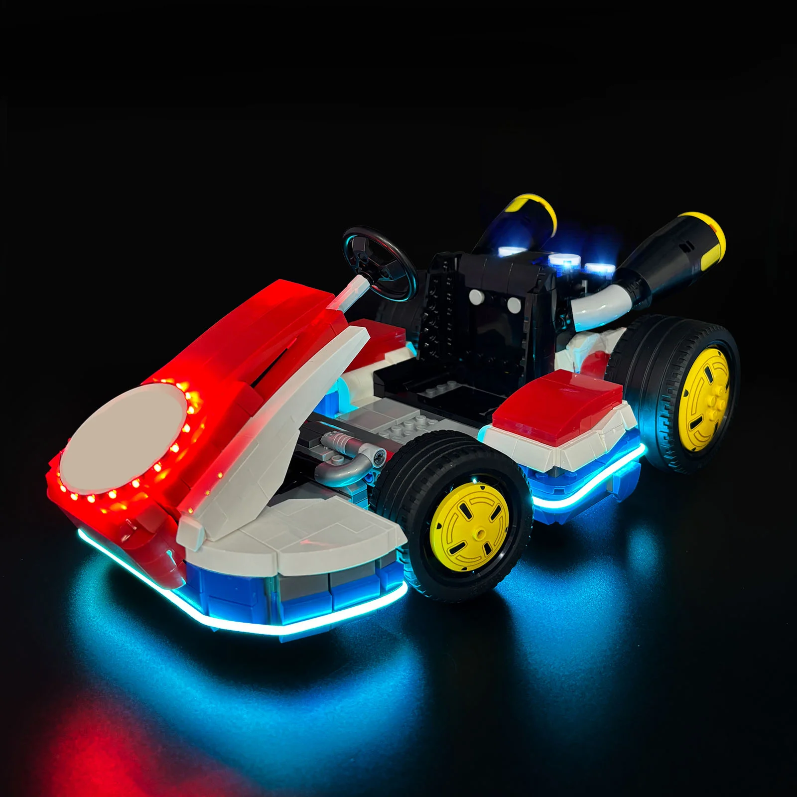 

LYBMTWF LED Light Kit Compatible with Lego 72037 Mario Kart Mario & Standard Kart Building Blocks (NOT Include The Model Bricks)