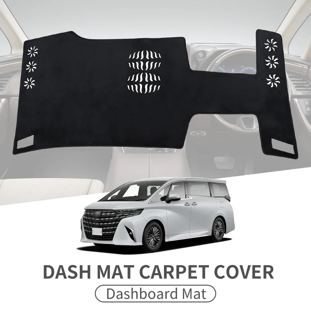 

For Toyota Alphard Vellfire AH40 40 Series 2022 2023 2024 Car Dashboard Mat Sunshade Protective Carpet Dash Mat Dashmat