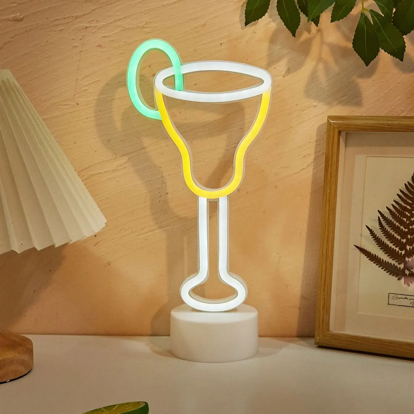 

Chi-buy светодиодный неоновый настольный бокал для вина с питанием от USB неоновые вывески ночник 3D настенное искусство спальня гостиная Декор лампы вывески