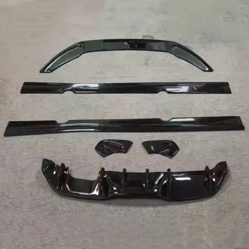 

Передний сплиттер, задний диффузор, боковые накладки для Ford Fiesta ST 2013-2016, модифицированный обвес из ABS-пластика, аксессуары для кузова автомобиля