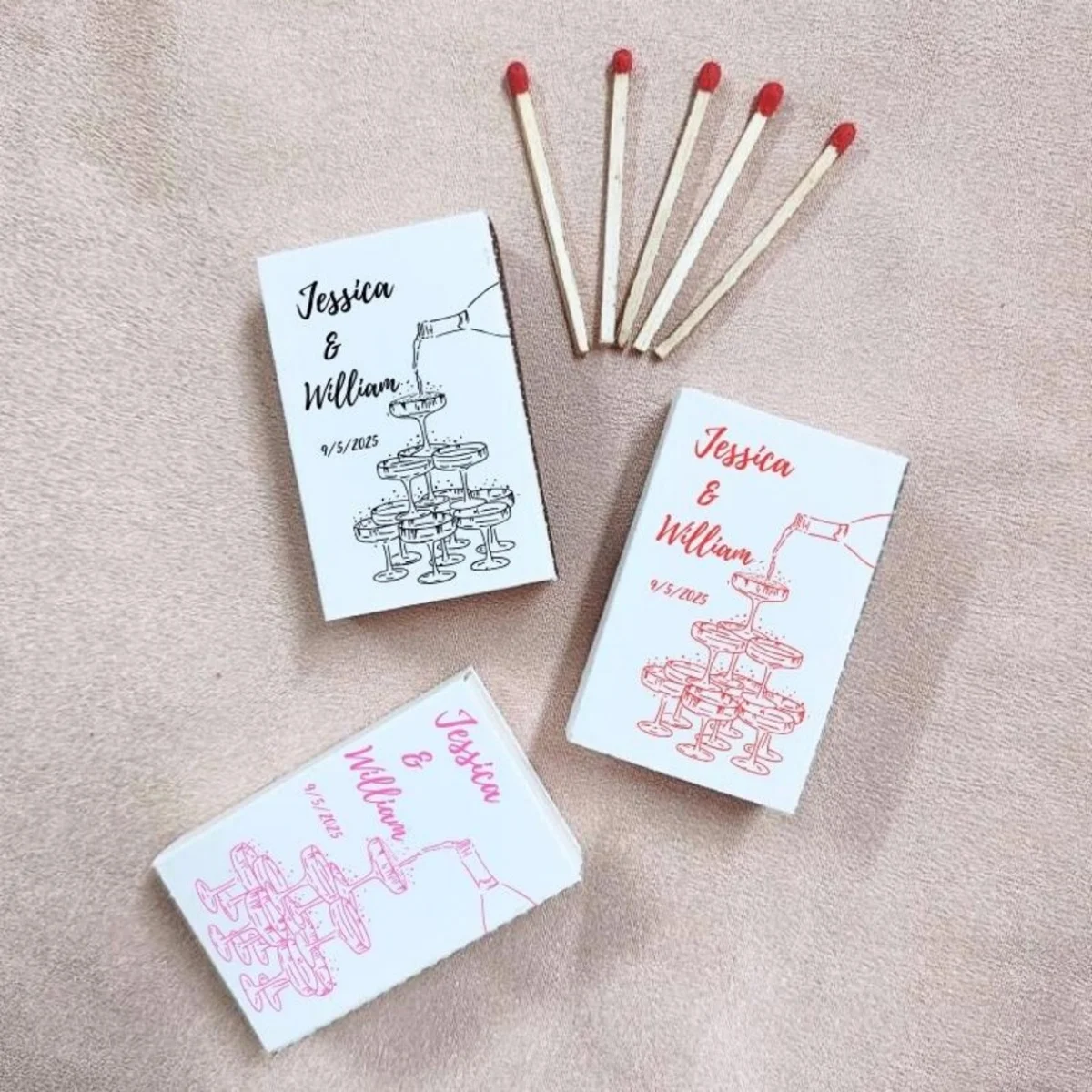 

Custom Matchboxes, Business Bulk matchboxes, Logo, Text, Photos Print MatchBoxes, Wedding Favor, Company Party Decor,Birthday Fa