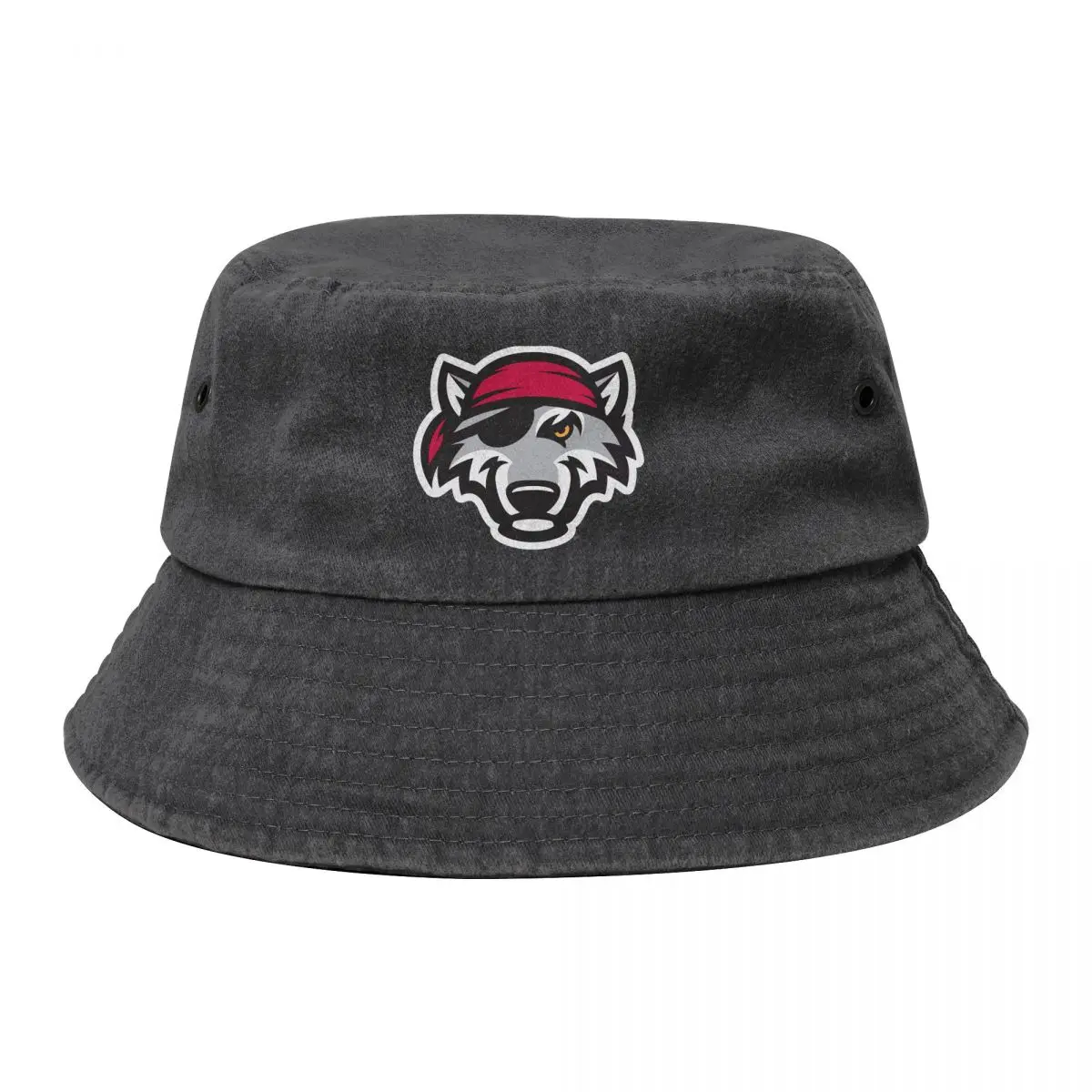 

New @Erie-SeaWolves-Friend Bucket Cap Cotton Cowboy Washed Denim Bucket Hats Fisherman Hats