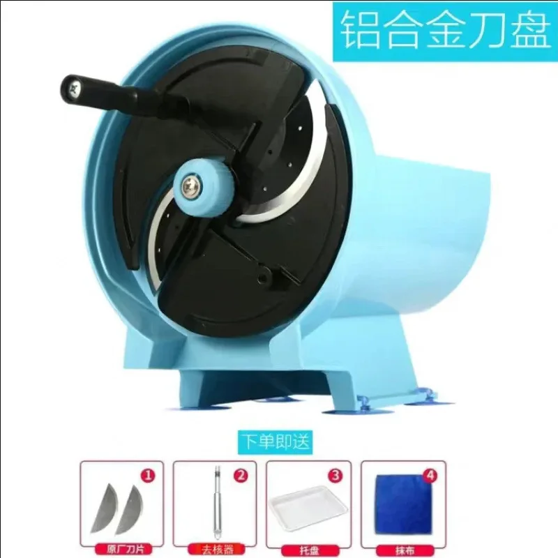 Affettatrice commerciale per uso domestico Affettatrice per patate a manovella Patate dolci radice di loto Nuove verdure multifunzionali per frutta e verdura