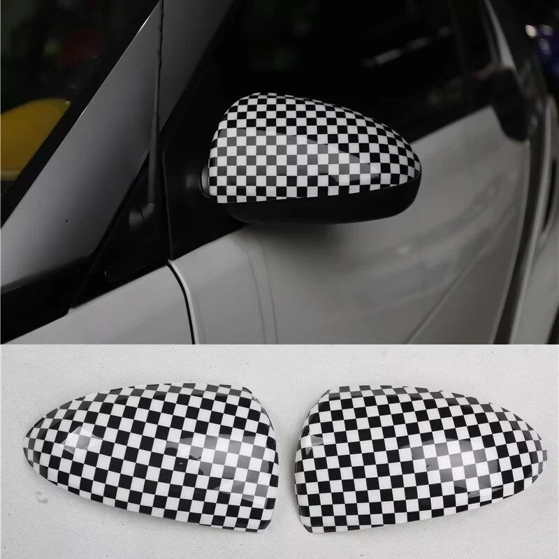 For Smart Brabus 451 Fortwo Car Rearview Mirror Decorative Cover ABS Protective Sticker Auto Exterior Modification Accessories view 4