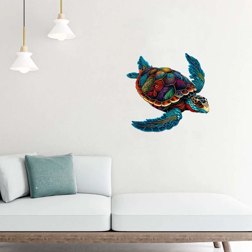 A5a4a3السلاحف لغز شخصية ثلاثية الأبعاد لغز الكبار الأطفال هدية التعليم لعبة أطفال لعبة