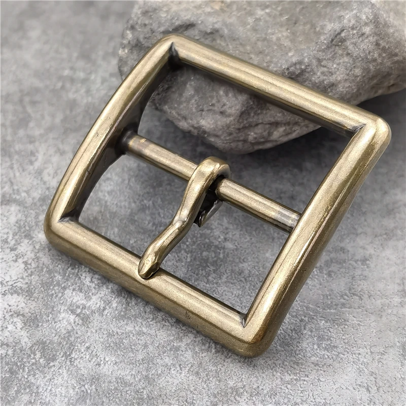 1PCS Retro Solid Brass Belt Buckles For Men Belt Waist Buckle For Belt DIY Accessories Leather Craft Men\'s Belt  Buckle BK0009