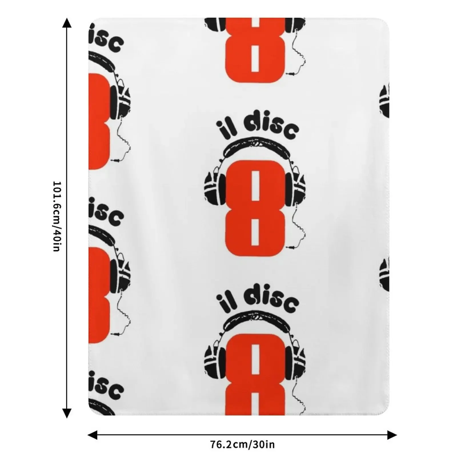 Il Disc8 Italo Disco رمي بطانية الأربعاء هدية شخصية ثقيلة للنوم بطانية فاخرة