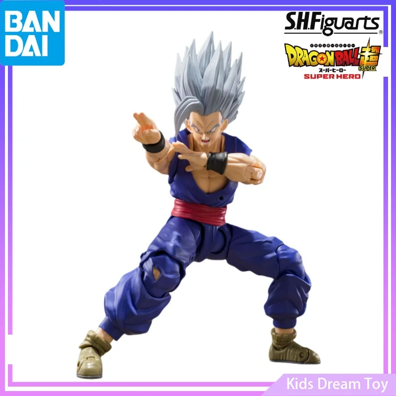 Bandai in Stock Original SHF Dragon Ball Super SUPER HERO Anime GOKU&GOHAN&VEGETA&PICCOLO Action Figures Toys Collectible Model