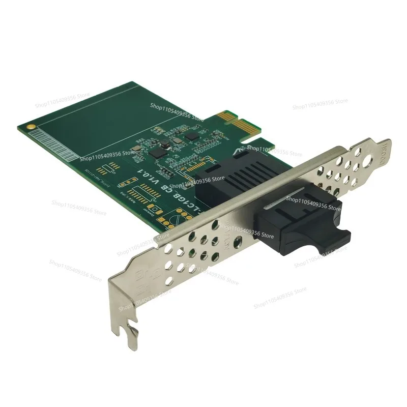 For 100M 1000M Fiber PCI-E LAN Card SC SFP NIC Network Interface Card for Windows Linux Network Adapters