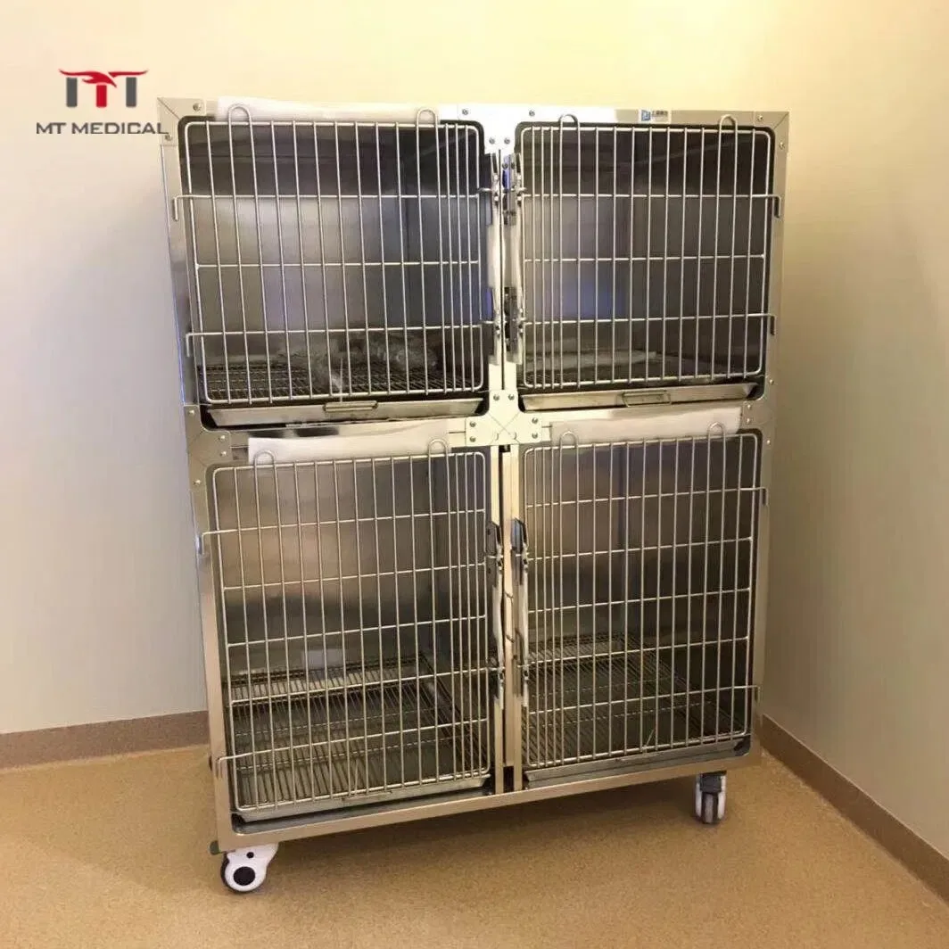 

Door Lock Unique Sliding Design Automatic Locking, Safety Metal Dog Carriers Pet Cage