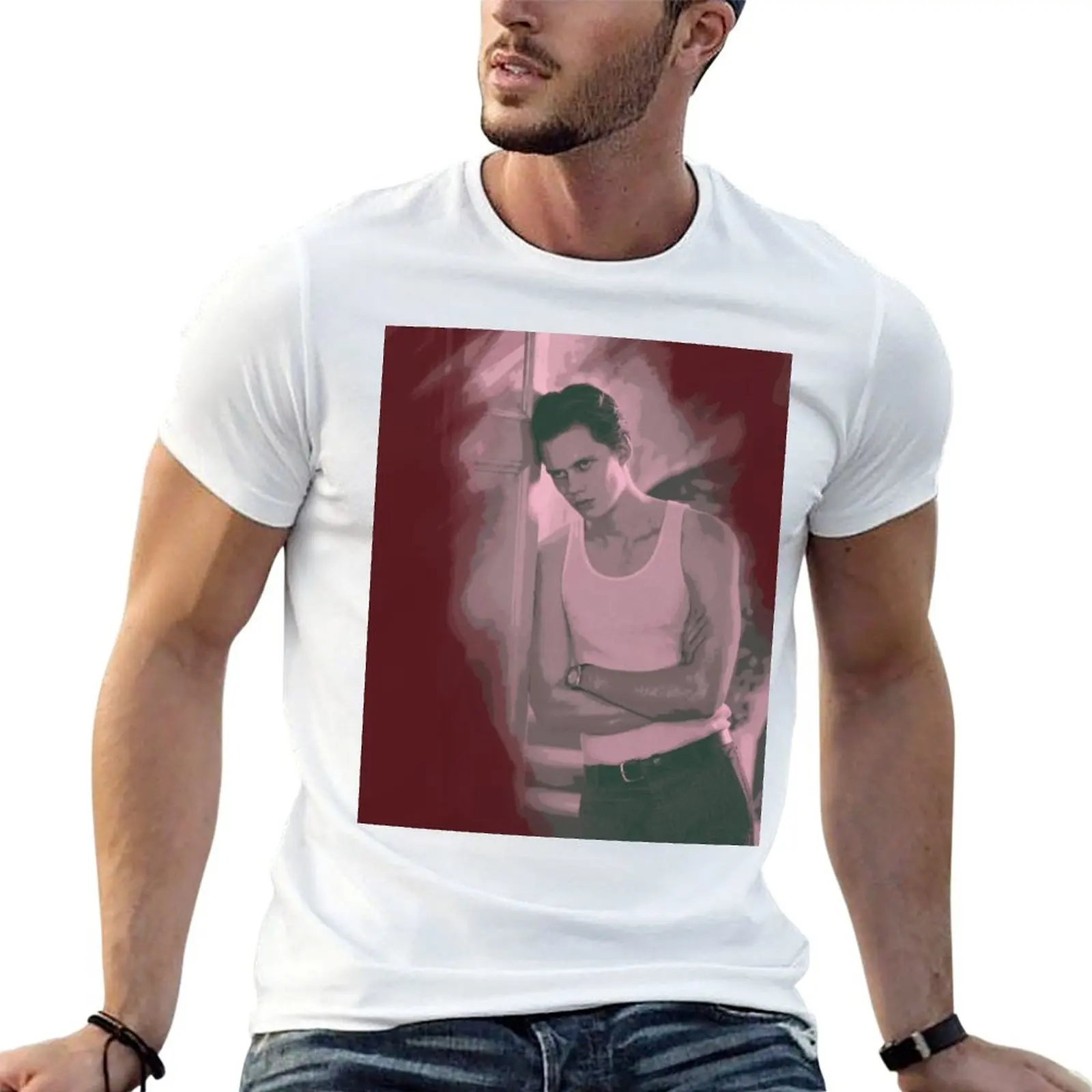 

Bill Skarsgrd T-Shirt t shirt man casual printed t shirts for man T-Shirt