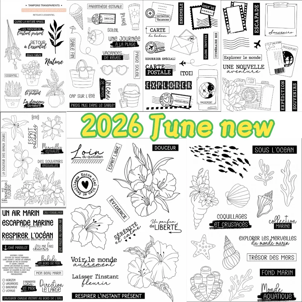 2026 June new Clear Stamp and Metal Cutting Dies Seal for DIY Die Scrapbooking photo album Card Making Decoration Supplies view 2