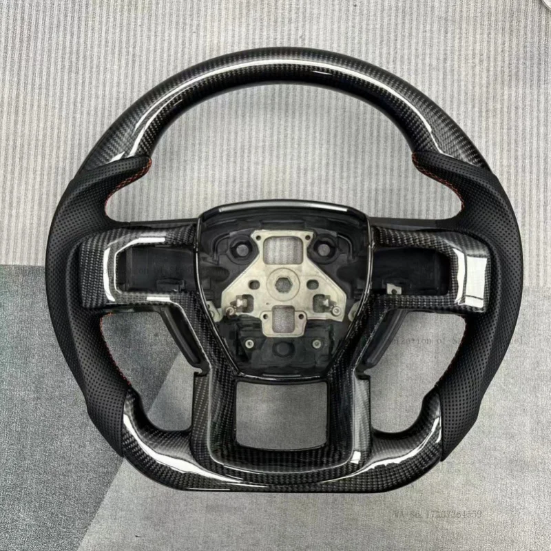 Hot Factory direct carbon fiber wheel modification, suitable for Ford Raptor F150 car steering wheels, custom-made accordin