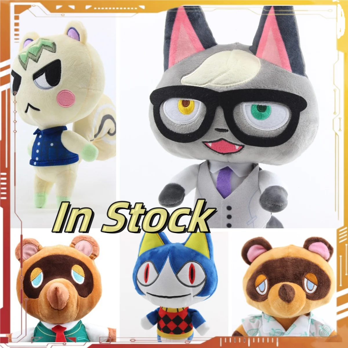 

Game Animals Crossing Plush Doll Fauna JACK Fox Moe Anime Figure Stuffed Doll Bag Decoration Toys Gifts