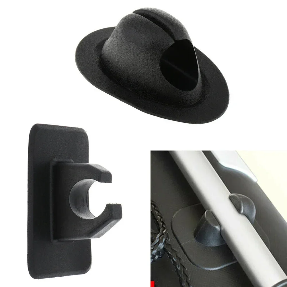 1Pcs PVC Inflatable Boat Kayak Paddle Holder Mount Patch Oars Clip Clamp Keeper Water Sports Rowing Boats Accessories