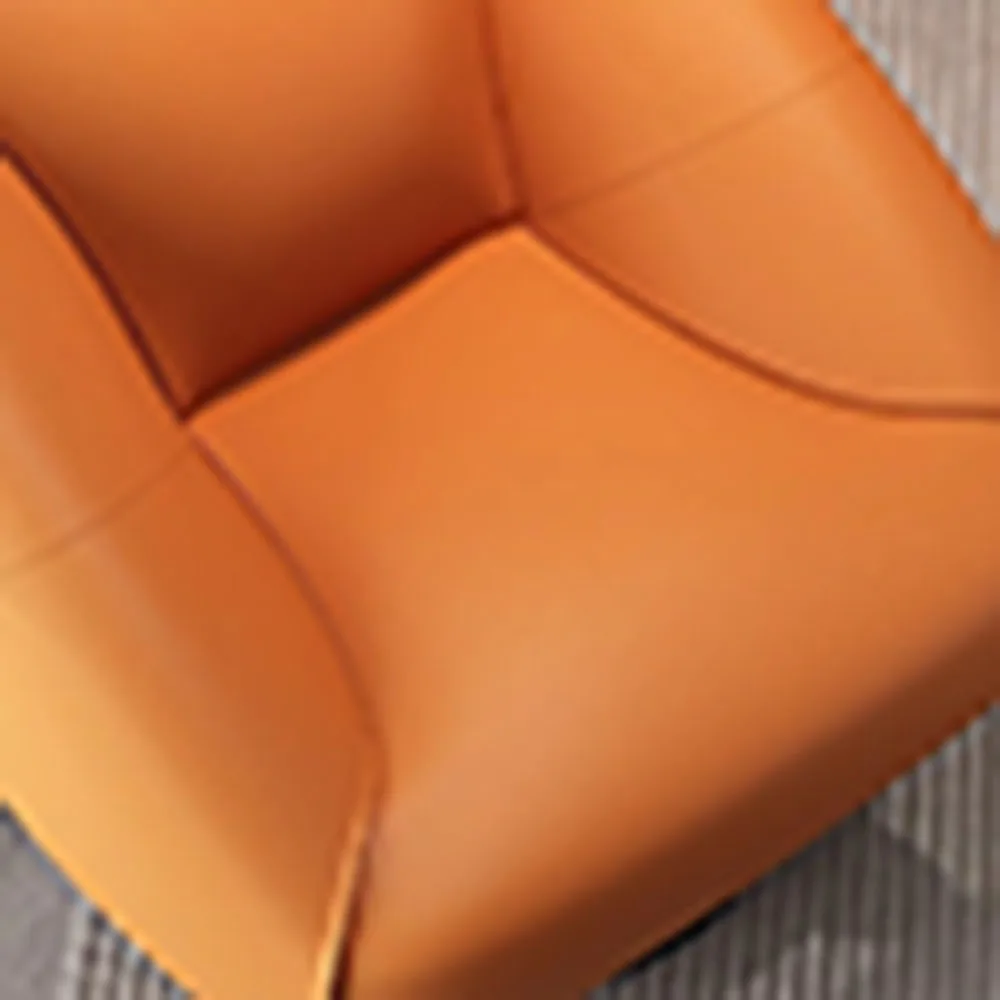 كرسي بتصميم عصري فاخر مع مسند للذراعين لدعم الظهر كرسي أرضي لغرفة المعيشة بسيط أثاث دوار ديكور منزلي #4