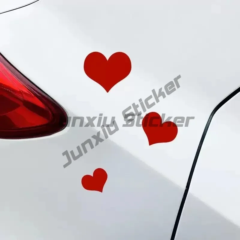 

Love Heart Car Stickers Creative Cute Heart Shape Blocking Scratch Decoration Car Vinyl Film Decal Auto Accessories