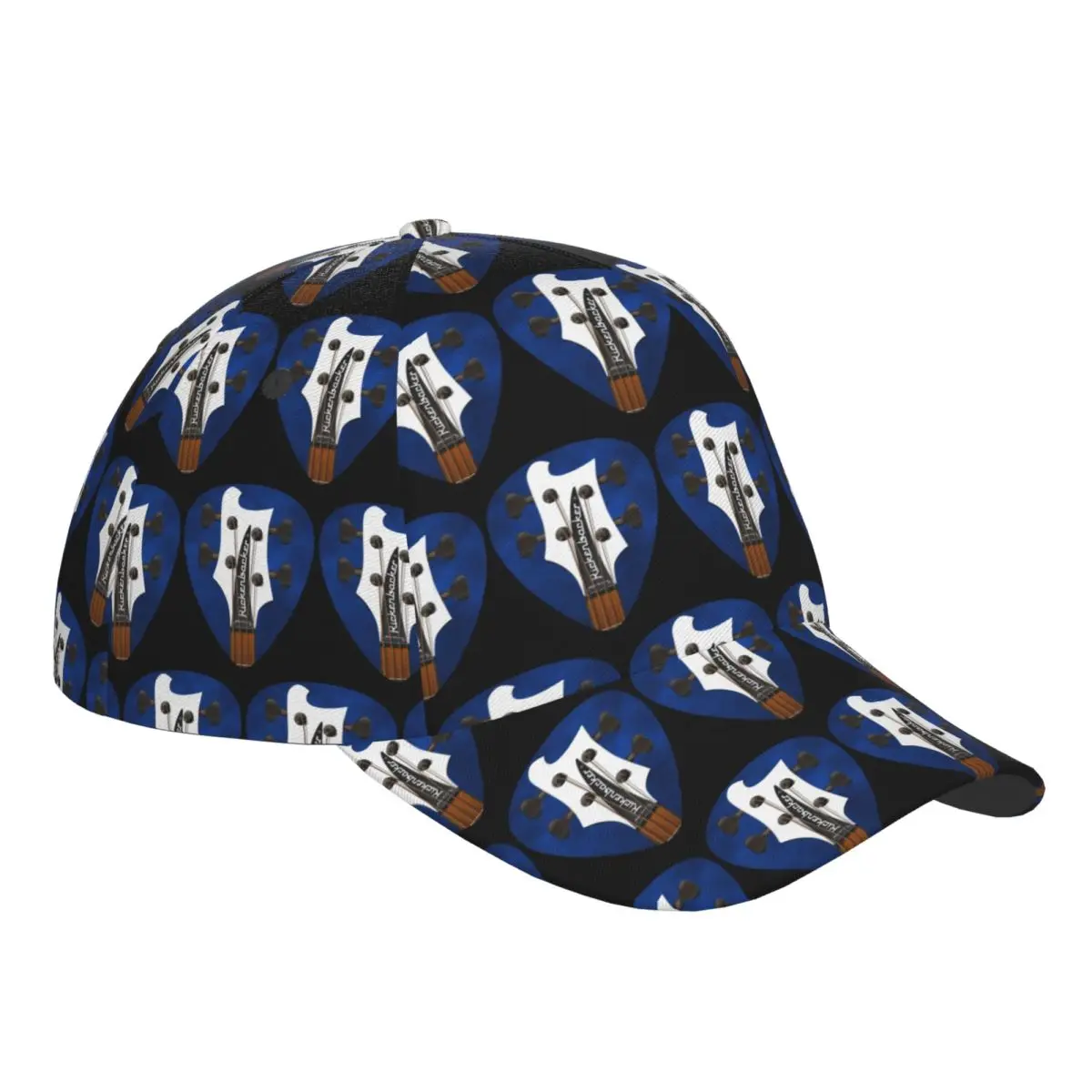 Palheta de guitarra escolha arte rickenbacker 4003 branco baixo bonés de beisebol das mulheres dos homens chapéus boné casual streetwear chapéu de beisebol casquette
