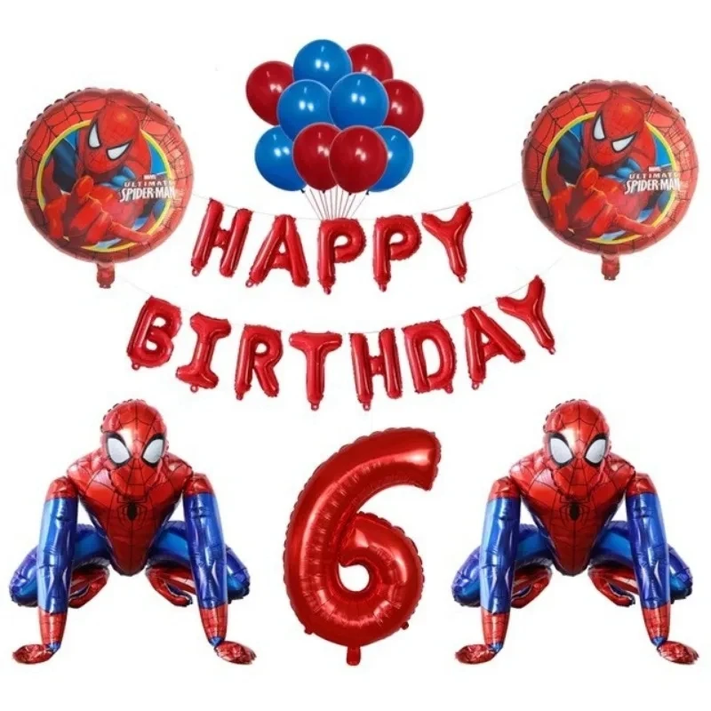 Marvel Comics 3D Spider-Man modeling birthday party decoration balloon