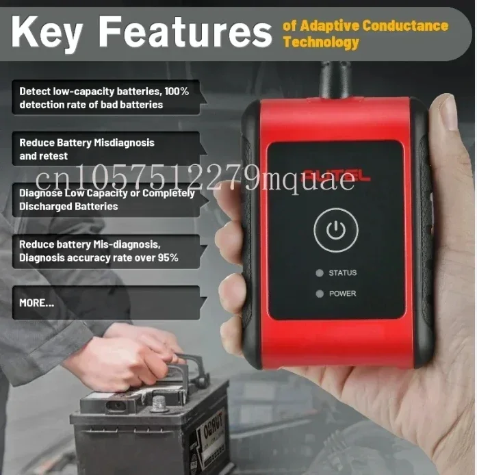 New Original Autel MaxiBAS BT506 Auto Battery and Electrical System Analysis Tool Works with Autel MaxiSys Tablet