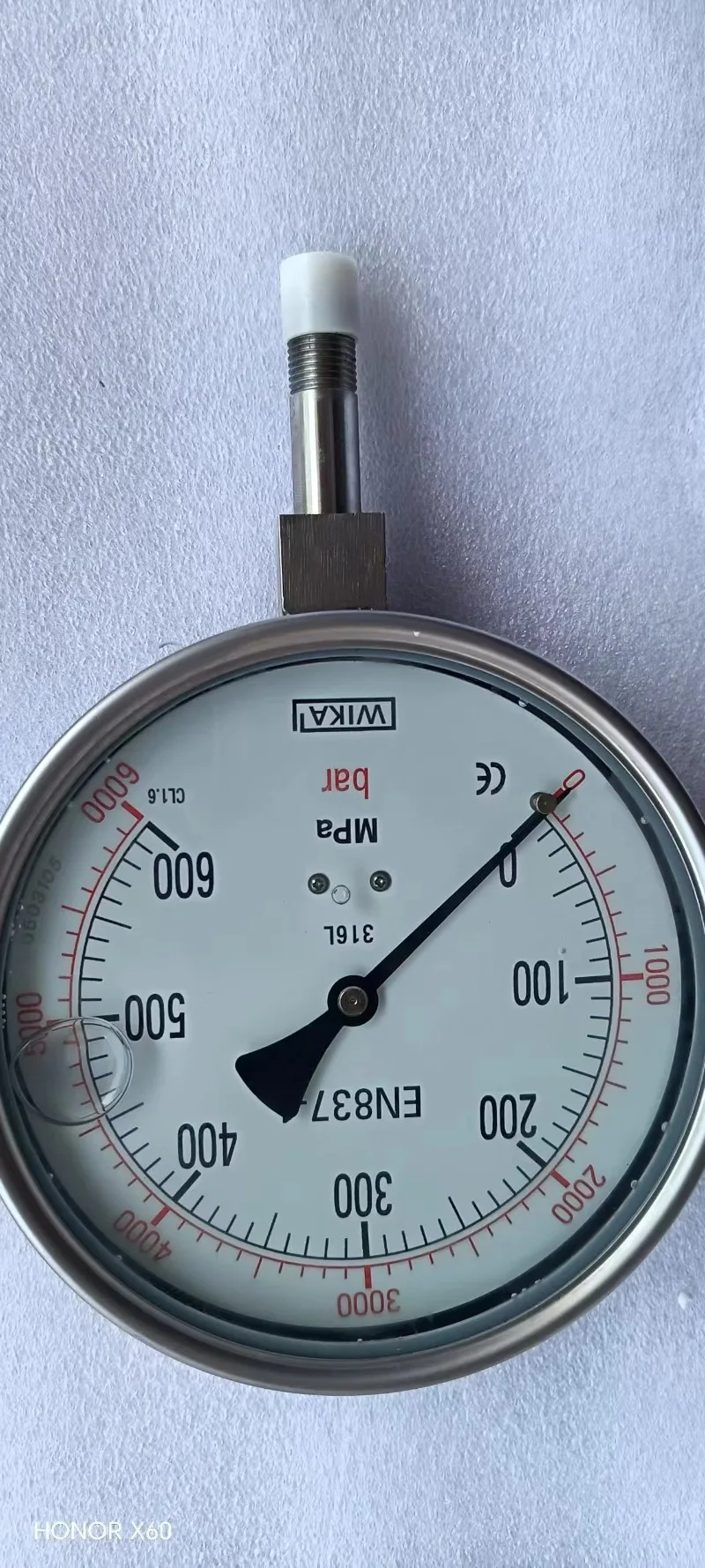 60K UHP Water-Jet Cutting Hydro-Blasting Pressure Measuring Gauge Instruments 3