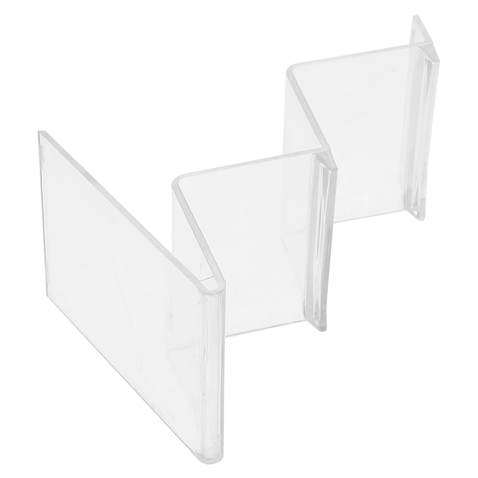 

Прозрачная многоуровневая подставка-держатель из полипропилена для кошельков, клатчей, сумок, органайзеров, парфюмерии, визиток и стаканов