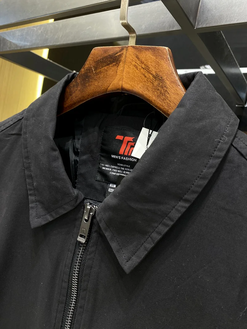 Waed 00% القطن سلاح الجو Jaet الرجال عادية بدوره إلى أسفل طوق A2 Sle ملابس خارجية العصرية الخريف الربيع معطف موسمي