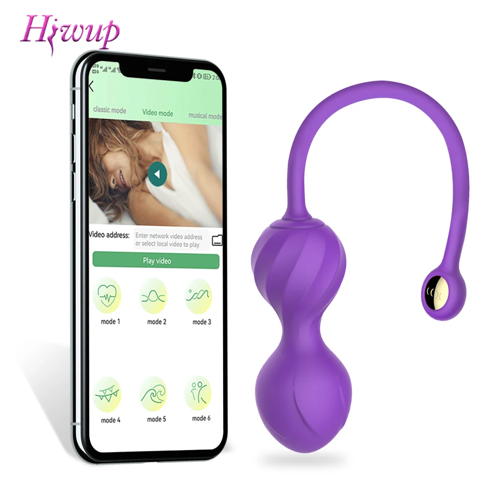 Bluetooth APP Love Egg Wireless Remote Control Vaginal Ball Clitoris Stimulator Vibrator Female Sex Toy Goods for Women Adult 18