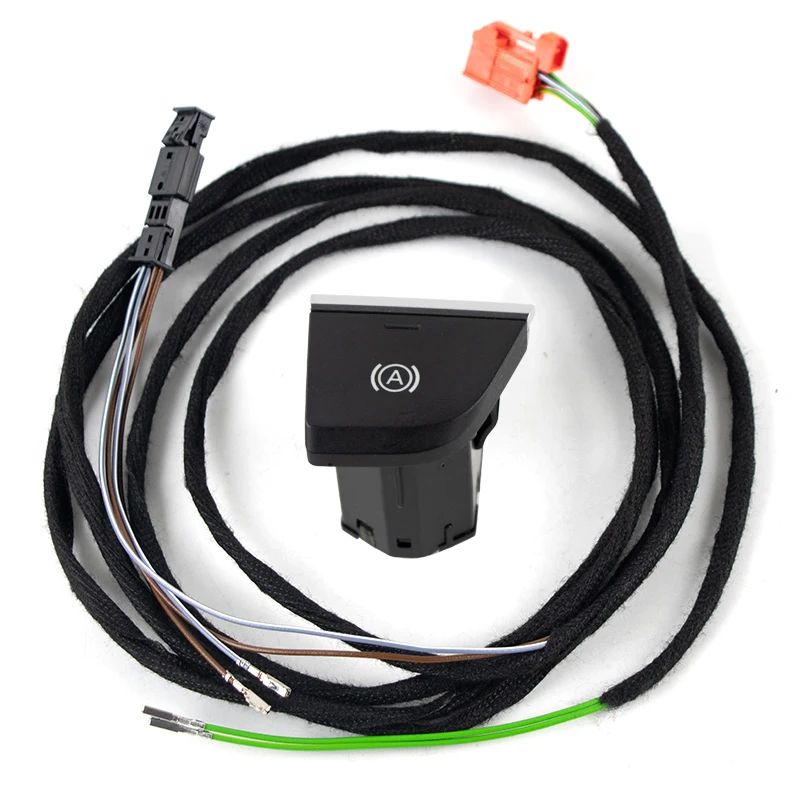 80B 927 143 Auto Hold Switch For Audi LHD Q5 FY White Light Downhill Assist System Buttons Wire Harness 80B927143 80B 927 143 A