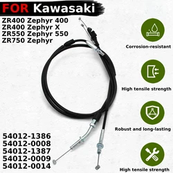 Motorcycle Push&Pull Throttle Cable Line Wires Scooter Acceleration For Kawasaki ZR400 Zephyr 400 ZR550 Zephyr 550 ZR750 Zephyr