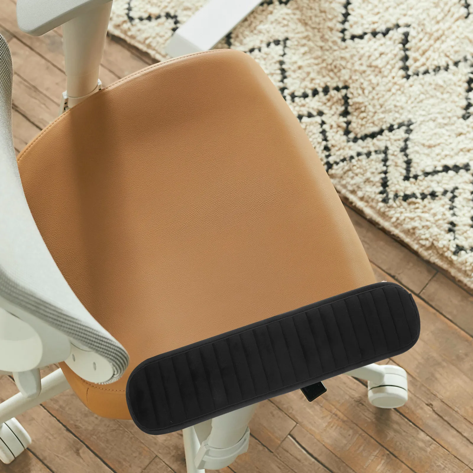 1Pair Chair Armrest Cover Soft Protective Sleeve Arm Pad Office Chair Armrest Cushion Cover Detachable Anti Slip Handle