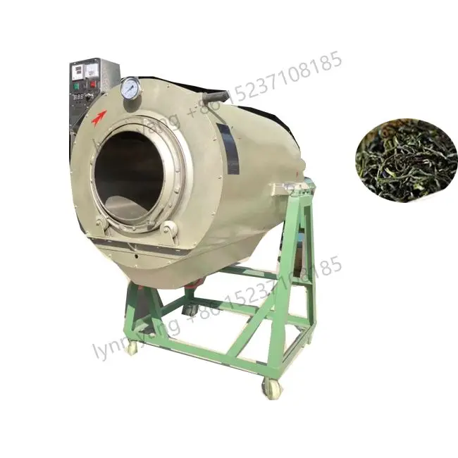 

Temperature Control Drum Tea Frying Machine Tea Roaster Roasting Machine Tea Rolling Machine