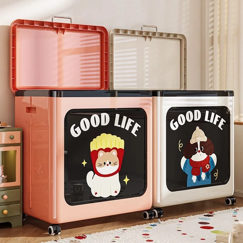 

Large Capaci Seasonal Clothes And Quilt Storage Box Household Moisture-Proof Organizing Box Fly Storage Container