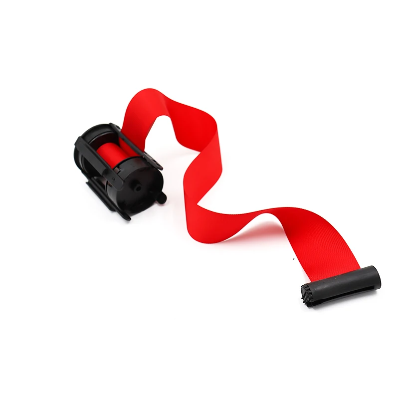 Mecanismo retrátil Head Wall Mount Stanchion, Queue Red Belt, fita protetora de aço inoxidável, 2m, 3m