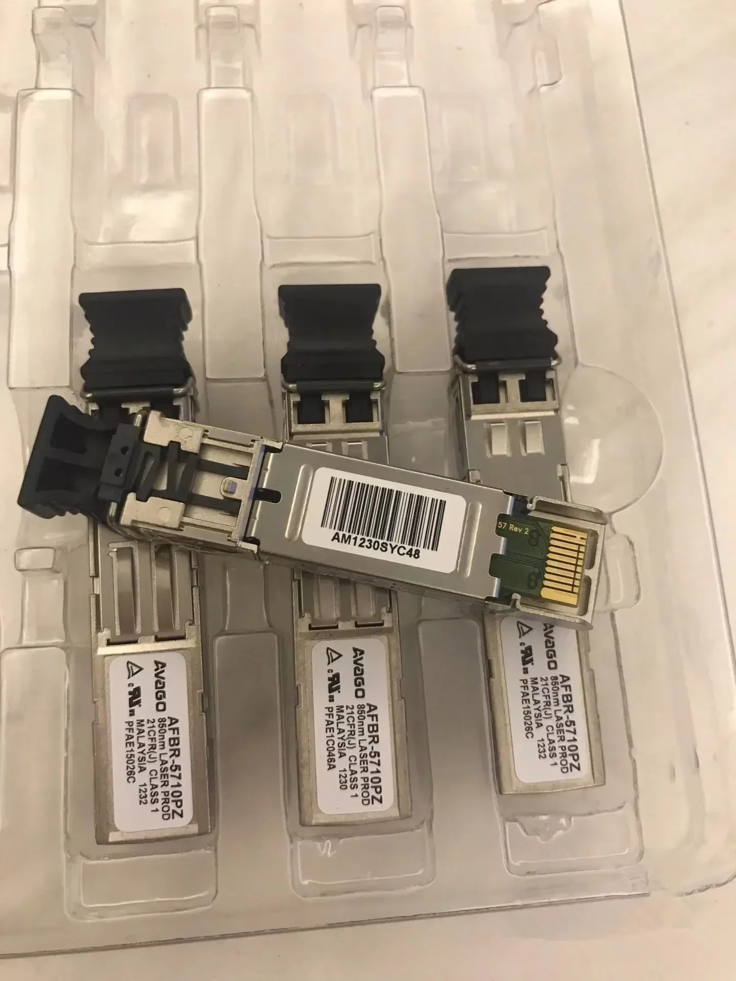 

AVAGO 1.25G SFP AFBR-5710PZ 1.25GB 850NM Universal optical fiber module