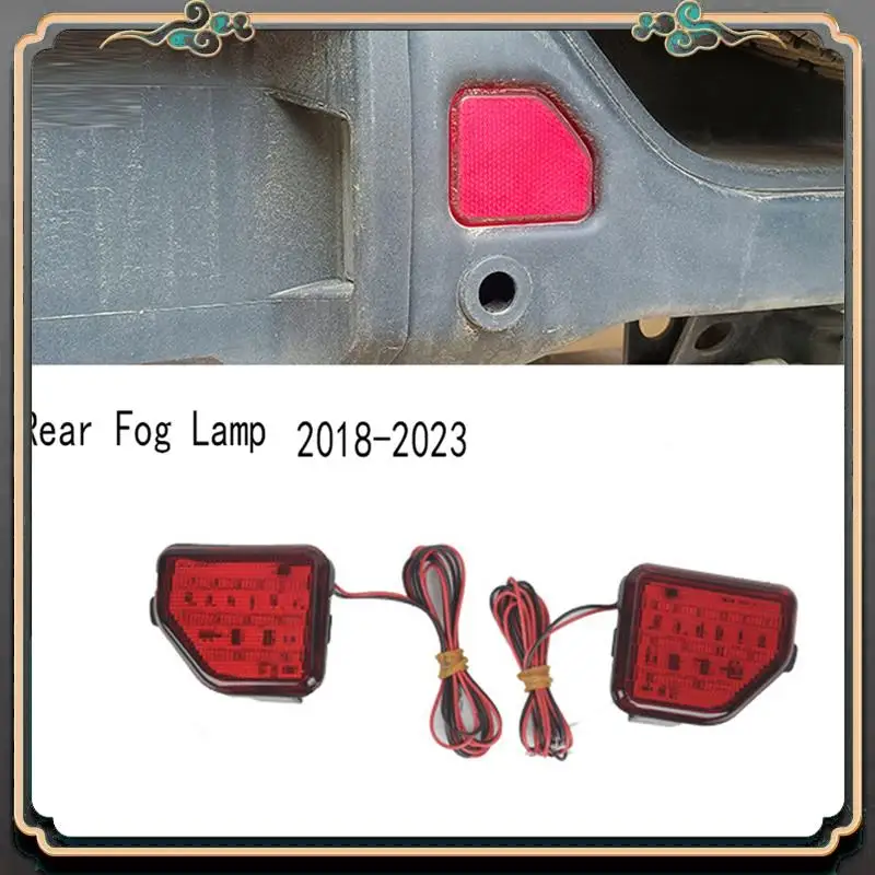 

1Set Car Rear Bumper Fog Light Rear Fog Lamp Warning Signal Light For Jeep Wrangler JL 2018-2023