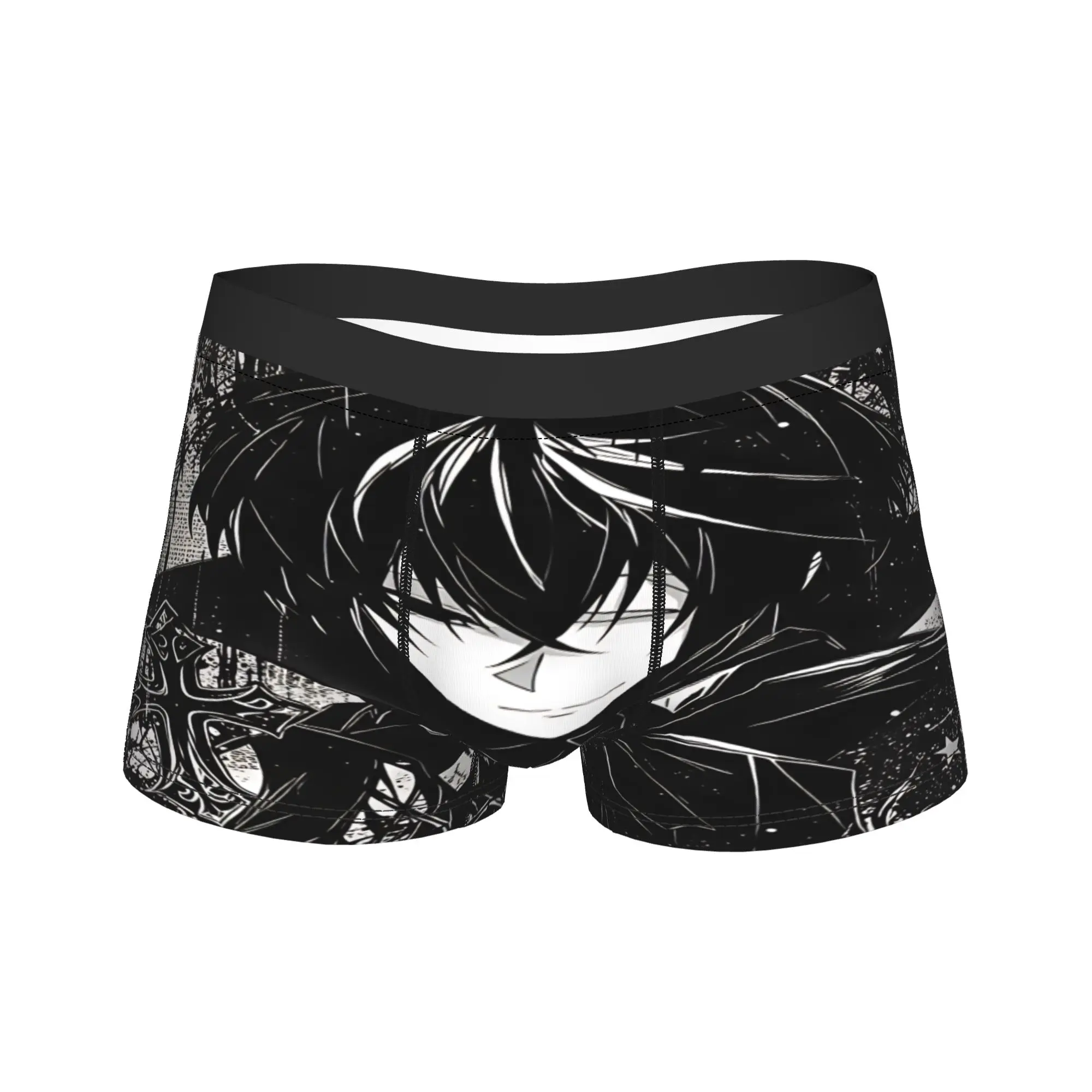 Dazai Underwear  Bungos StrayDogs Breathable Panties Custom DIY Shorts Briefs For Males Pouch Oversize Trunk