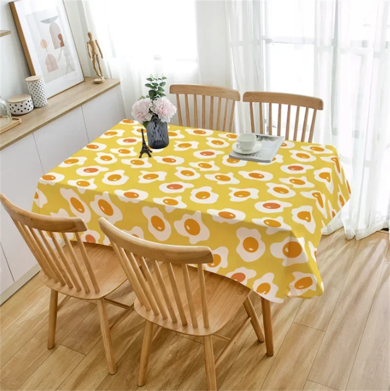 

Cotton Linen Coffee Table Dining Cover Table Cloth Ins Dining Table Desk Background Fabric Retro Flower Print Tablecloths