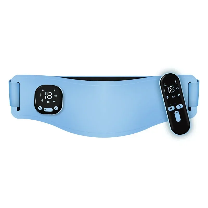 

Новый массажный пояс EMS с дистанционным управлением, горячий компресс, массажер для талии, фитнес, формирование импульсов