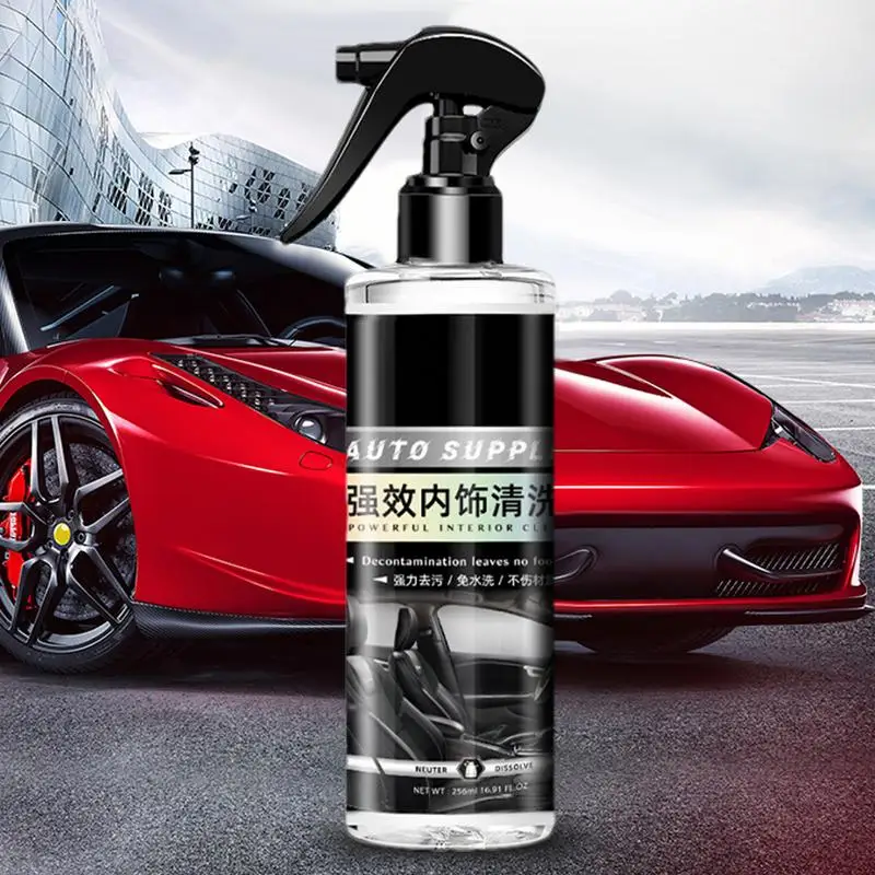 256ml Multi-Purpose Foam Cleaner Leather Clean Remover Spray Car Wash Auto Interior Household Cleaners Stain Removal