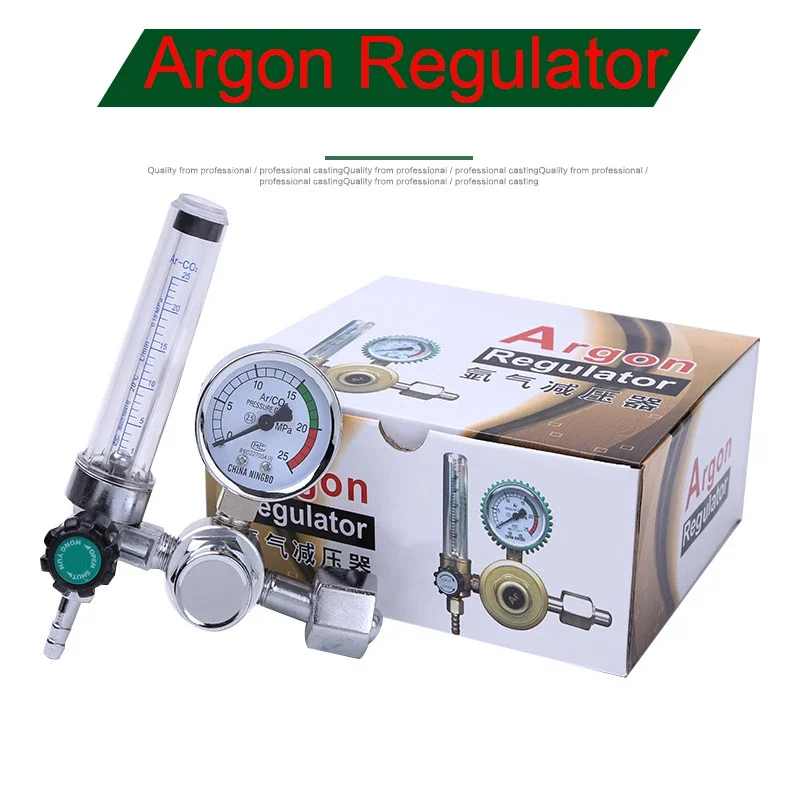 Nowy Regulator argonu 0-25Mpa Regulator Argon CO2 do spawania Mig Tig przepływomierz Regulator gazu przepływomierz spoiny miernik reduktor ciśnienia