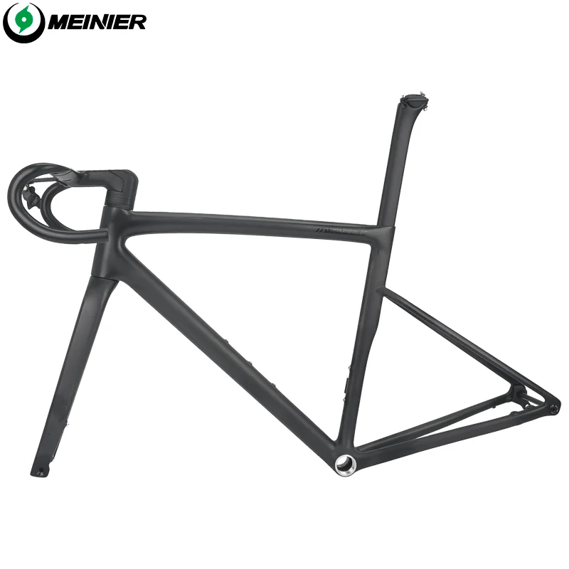 Carbon Road Bike Frame Disc Brake Full Hidden Cable UDH Hanger Road Bicycle Frameset Lightweight Max 700*32C Road Bike Frame