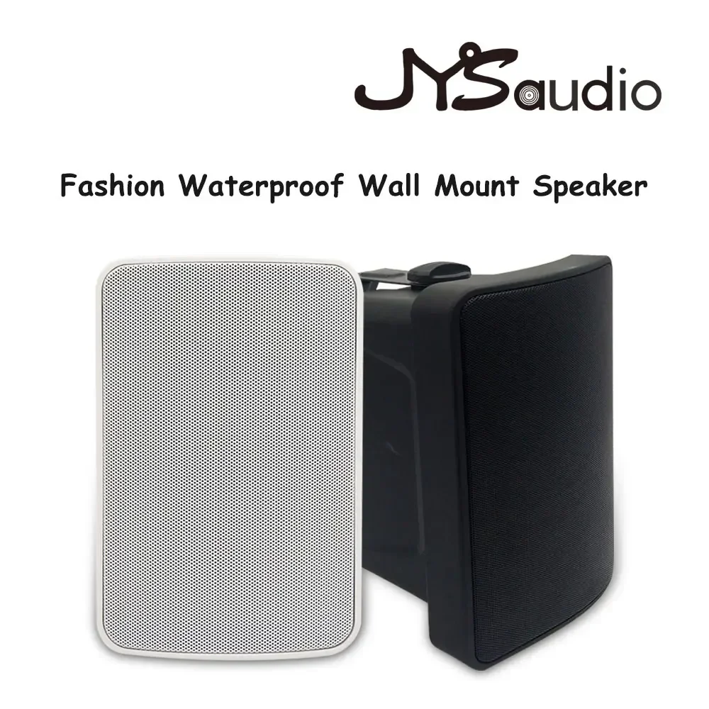 Wall-mount Loudspeaker 20W Public Address System 4 inch Home Theater Background Stereo Speaker Outdoor Audio for Garage Terrace