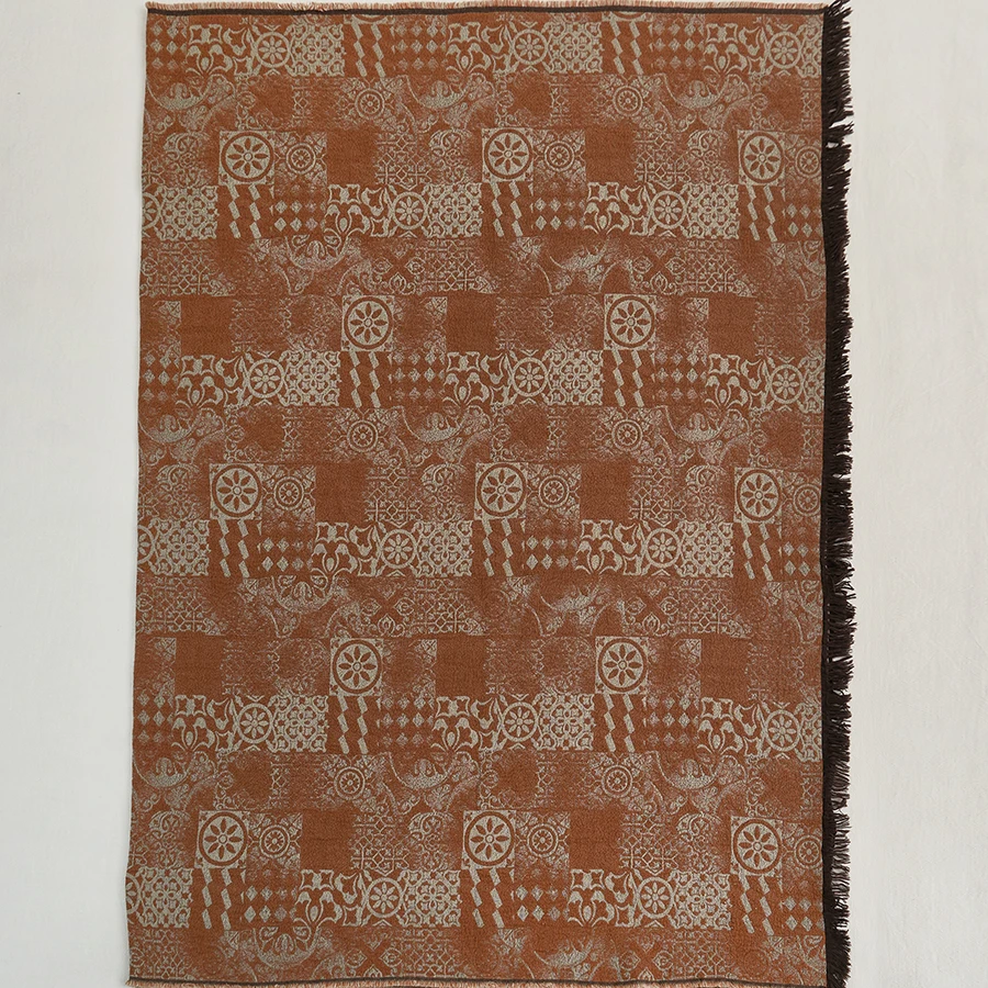 بطانيات AI WINSURE-Retro للأريكة والمكتب والقطن الناعمة للبالغين، تصميم كبير وفاخر، لغرفة المعيشة وغرفة النوم