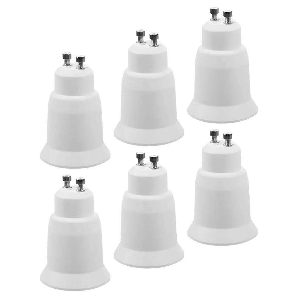 6 pcs Flame-Retardant Light Socket Converter Adapter for E27/E26 Bulbs – Lamp Base Holder