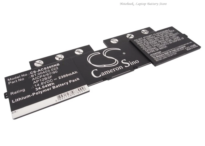 100% nouveau 14.8V 2300mAh ordinateur portable, batterie d'ordinateur portable AP12B3F AP11B3F AICP4/67/90 BT.00403.022 pour Acer Aspire S5, Aspire S5-391 + outil